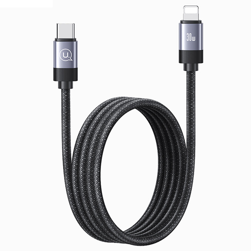 USAMS Rui Series SJ705 Magnetic Charging Cable Type-C To Type-C 30W 1m Data Cable USAMS Rui Series SJ705 Magnetic Charging Cable Type-C To Type-C 30W 1m Data Cable